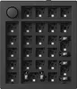 A top-down view of a barebone mechanical numpad with a rotary encoder. Produktbild-Vorschau