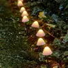 LED Solar Mini Pilze - 10 Gartenstecker mit Erdspießen - 8 Produktbild-Vorschau 3