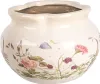 Vaso da fiori Clayre & Eef Ø 17x12 cm Rose in Vetroceramica Anteprima dell’immagine prodotto 1