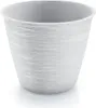 Plastik runder Topf weiß 15 cm Furu Produktbild-Vorschau 1