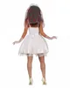 Blutiges Killerbraut Kostümkleid mit Schleier für Halloween Produktbild-Vorschau 2