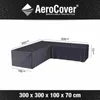 AeroCover Eck-Lounge-Hülle L-form 300x300x100x70cm, Patio Produktbild-Vorschau 12