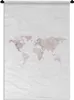 MuchoWow® Wandteppich Wandbehang Weltkarte - Marmor - Rosa Produktbild-Vorschau 1