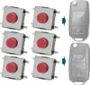 6X Mikrotaster 4 polig 6.2 x 6.2 x 3.4 mm kompatibel mit Produktbild-Vorschau 1