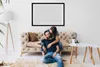 Bild - Bilderrahmen - 100 cm x 70 cm - MDF - Rahmen - Foto Produktbild-Vorschau 3
