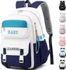 Schulrucksack(Blau-Weiss)Mädchen Teenager Produktbild-Vorschau 1