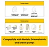 Medela Silikoneinsätze für 24-mm-Brusthütchen | Milchpumpen Produktbild-Vorschau 5