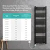 doporro Design Badheizung 100x60cm Anthrazit Produktbild-Vorschau 7