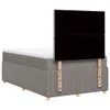 Maison Exclusive - Boxspringbett mit Matratze Taupe 120x190 Produktbild-Vorschau 8