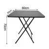 Klappbarer Esstisch Quadratisch Massiv MDF 4 Personen Home Produktbild-Vorschau 3
