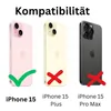 CLM-Tech 2er Set Schutzfolie kompatibel mit iPhone 15 - 1X Produktbild-Vorschau 2