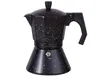 A speckled black moka pot on a white background. Náhľad obrázku produktu