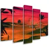 5-teiliges leinwandbild japan landschaft 100x70 cm Feeby Produktbild-Vorschau 1