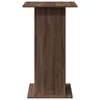 A product shot of a wooden bar table. Voir les images du produit