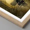Gerahmtes Poster - Rahmen in heller Eiche - Meditation Produktbild-Vorschau 2