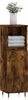 vidaXL Badschrank Räuchereiche 30x30x100 cm Holzwerkstoff Produktbild-Vorschau 3