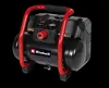 A black and red Einhell cordless air compressor is shown against a black background. Anteprima dell’immagine prodotto