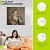 ARTland Leinwandbild Mädchen mit Puppe. Größe: 100x100 cm Produktbild-Vorschau 3