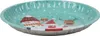 A festive Christmas plate with cartoon characters. Produktbild-Vorschau
