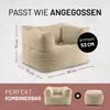LUMALAND Modular Sitzsack Sessel Cord für Modulares Sofa - Produktbild-Vorschau 3