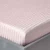 HOMESCAPES Damast Spannbettlaken – flieder, 100 % Produktbild-Vorschau 1