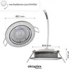 6er Set Oktaplex Einbaustrahler schwenkbar 3-Step dimmbar Produktbild-Vorschau 6