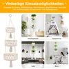 Hängender 3-stöckiger Obstkorb aus Baumwolle im Boho-Design Produktbild-Vorschau 7