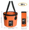 Faltbarer Eimer, 20 L Multifunktions Falteimer, Outdoor Produktbild-Vorschau 3