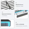Rama łóżka Merax 90×200 cm z 2 szufladami i listwą LED, Podgląd zdjęcia produktu 7