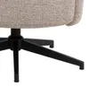 London fauteuil recliner met voetenbank bouclé beige. Productafbeelding-voorbeeld 6