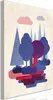 Italienischer Leinwand Leinwandbild - Forest Creatures (1 Produktbild-Vorschau 1