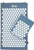 A blue acupressure mat and pillow set is shown against a white background. Produktbild-Vorschau