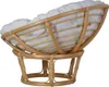 MiaMöbel Sessel 'Papasan' Honig, Ø 80 cm Produktbild-Vorschau 5