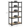 Úložný regál černý 200 cm LOFT Náhled obrázku produktu 3