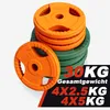 GORILLA SPORTS® Hantelscheiben - 30kg Set, 4x2,5kg + 4x5kg Produktbild-Vorschau 4