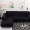 Stretch Samt Sofahusse Sofabezug L-Form Schnittsofa Produktbild-Vorschau 3
