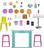 BARBIE Spielset Restaurant Cookn Grill HGP59 mit Puppe Produktbild-Vorschau 7
