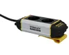 A close-up, studio shot of a Stanley Fatmax power strip with two outlets. Voir les images du produit