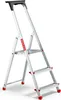 Baulich | Aluminium Haushaltsleiter - 3 Stufen - Max. Produktbild-Vorschau 3
