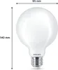 Philips Filament-Kerzenlampe, P45, E14 x2, Milchglas, 40 W, Produktbild-Vorschau 4