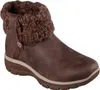 A single brown boot with a knitted cuff is shown against a white background. Voir les images du produit