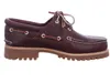 A side view of a burgundy leather boat shoe with a lug sole. Anteprima dell’immagine prodotto
