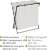 WENKO Wäschesammler Mod. Trio XL Beige, mit drei Fächern Produktbild-Vorschau 3