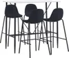 5-tlg. Bar-Set Stoff Schwarz Produktbild-Vorschau 1