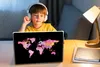 MuchoWow® Laptop Aufkleber Sticker Cover Weltkarte - Produktbild-Vorschau 3