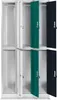 A set of lockers with open doors. Produktbild-Vorschau