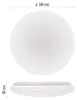 LED přisazené svítidlo FIONI, kruhové bílé 18W neutrální b., IP44 Náhled obrázku produktu