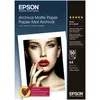 The image shows the packaging of Epson Archival Matte Paper, featuring a portrait of a woman with striking red lipstick and nails. Anteprima dell’immagine prodotto