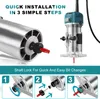 Fraiseuse électrique 800W, fraiseuse à 6 positions, Voir les images du produit 20