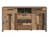 Sideboard CLIF 3 Türen 2 Schubladen Optik: Old Wood Vintage Produktbild-Vorschau 23